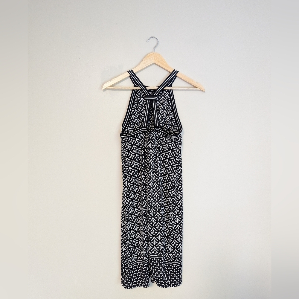 Max Studio Black & White Racer Back Dress - Picture 3 of 4